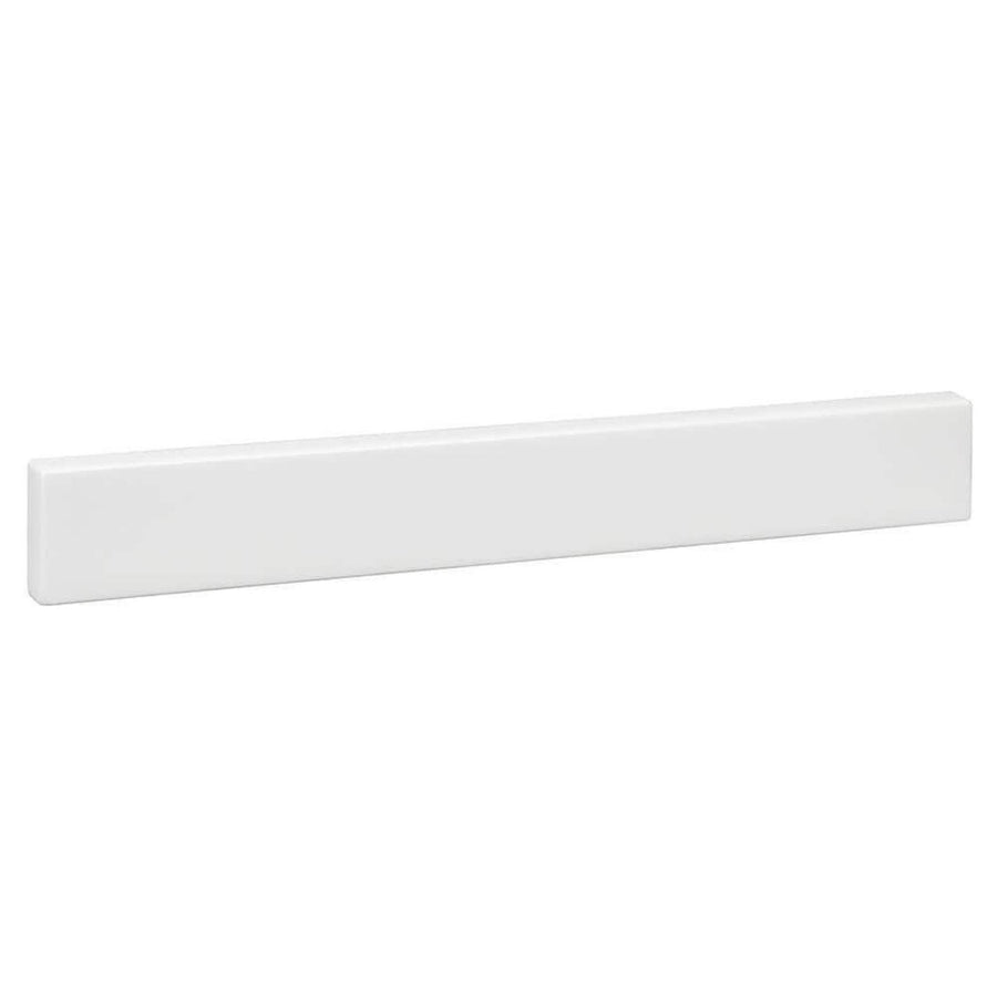 18 - 1/2 in. Cultured Marble Backsplash in White for Home, Garden & Everyday Use